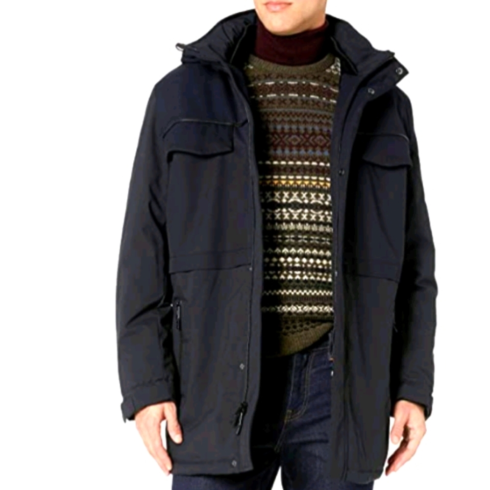 Men's Fully Loaded Parka by TUMI. (Navy Blue)